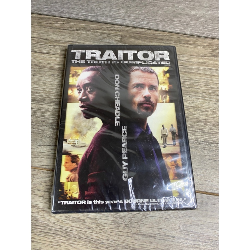 Traitor DVD 2008 Movie Don Cheadle Guy Pearce Spy Thriller used reSealed